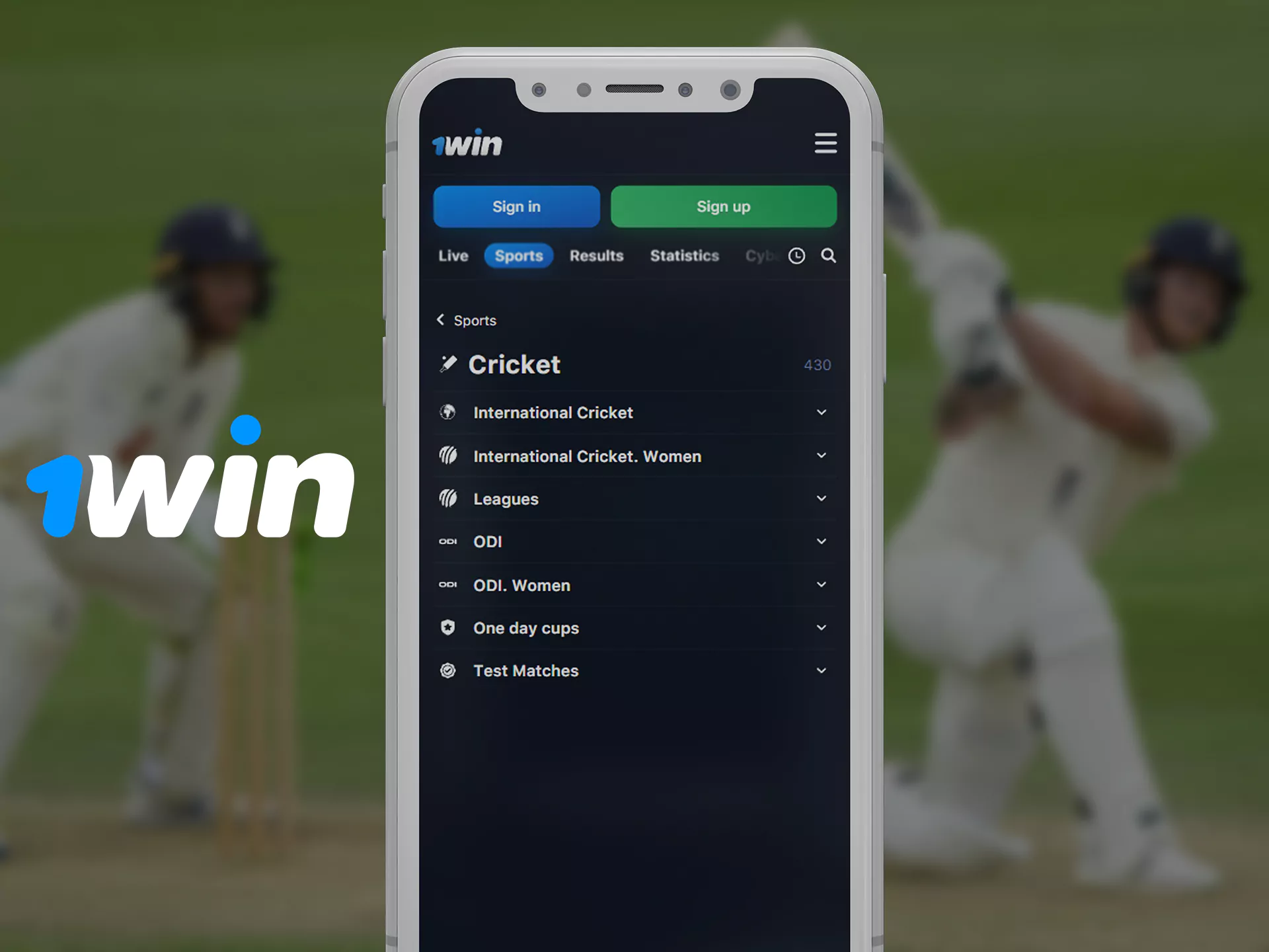 Bet on cricket on the wow77 app.