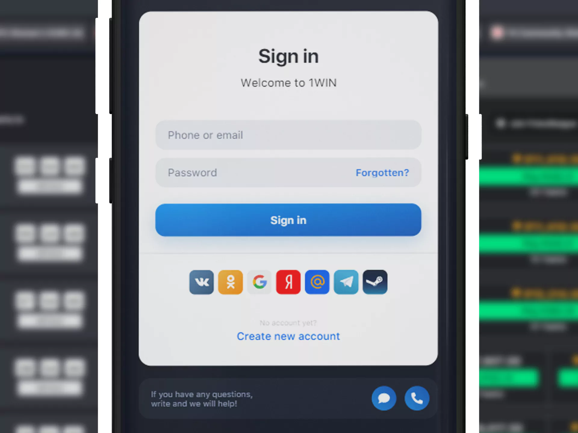 Fill in your username and password to login wow77 app.