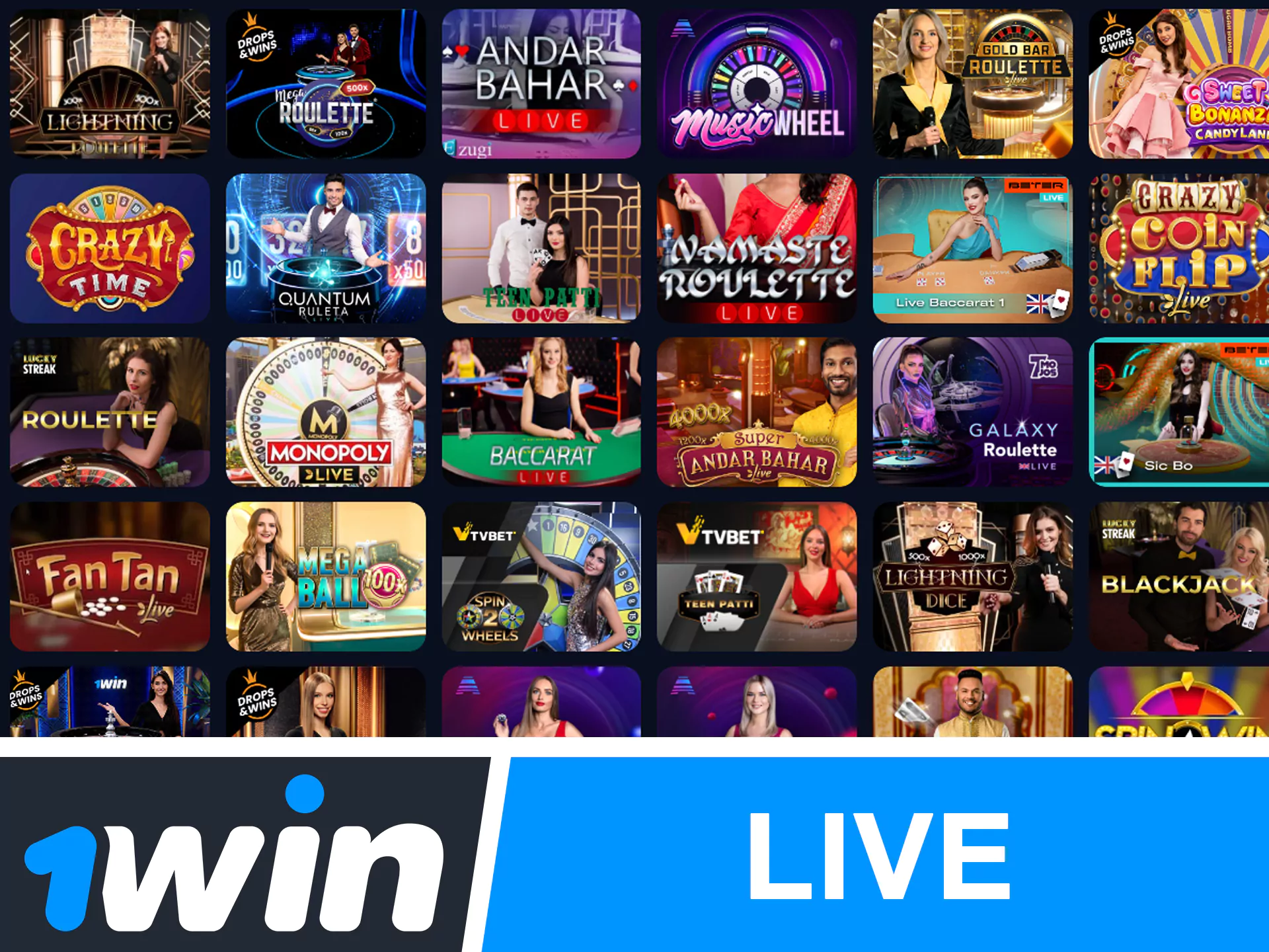 Play live casino games at wow77.