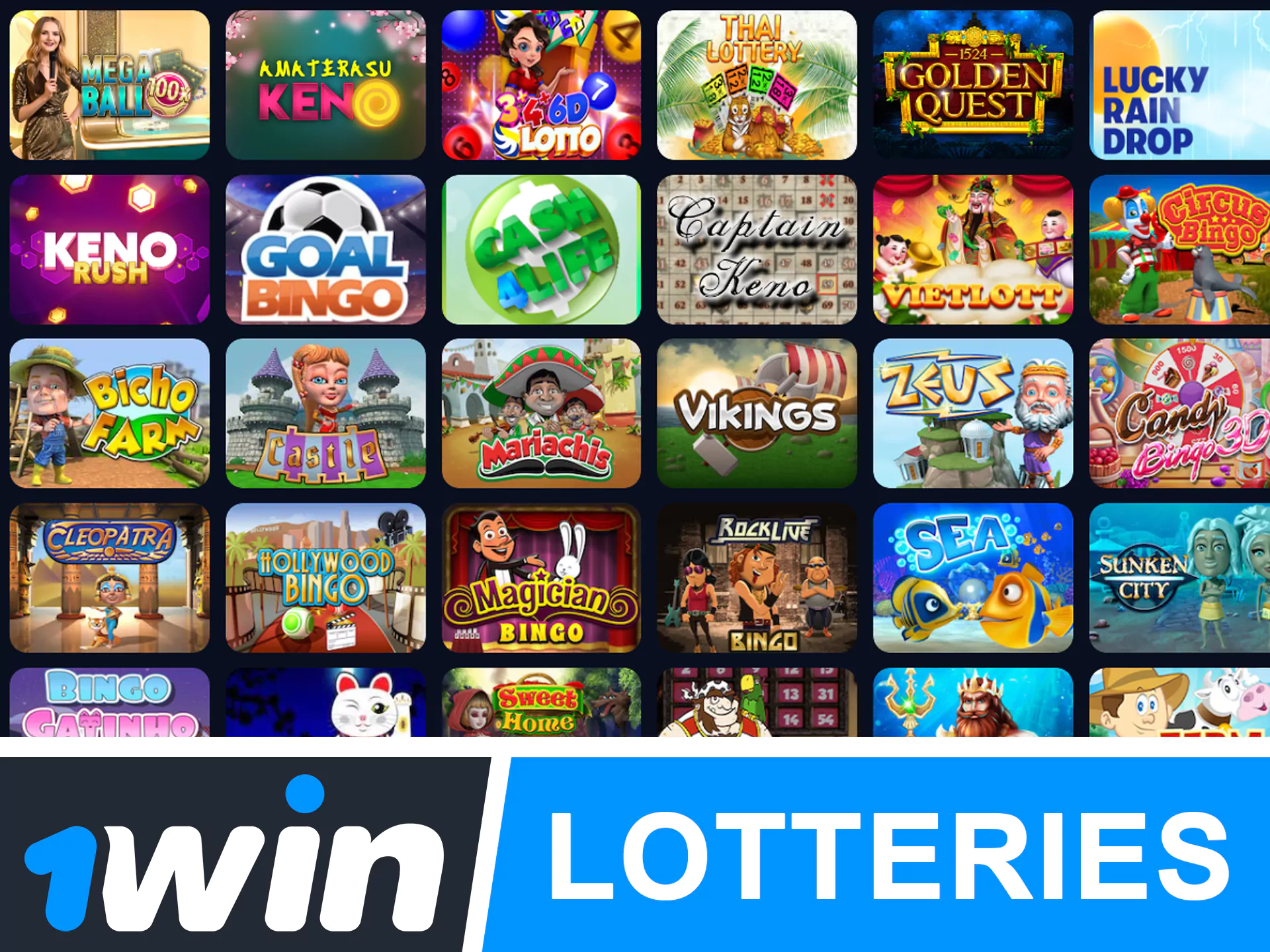 You can play various lotteries at wow77.