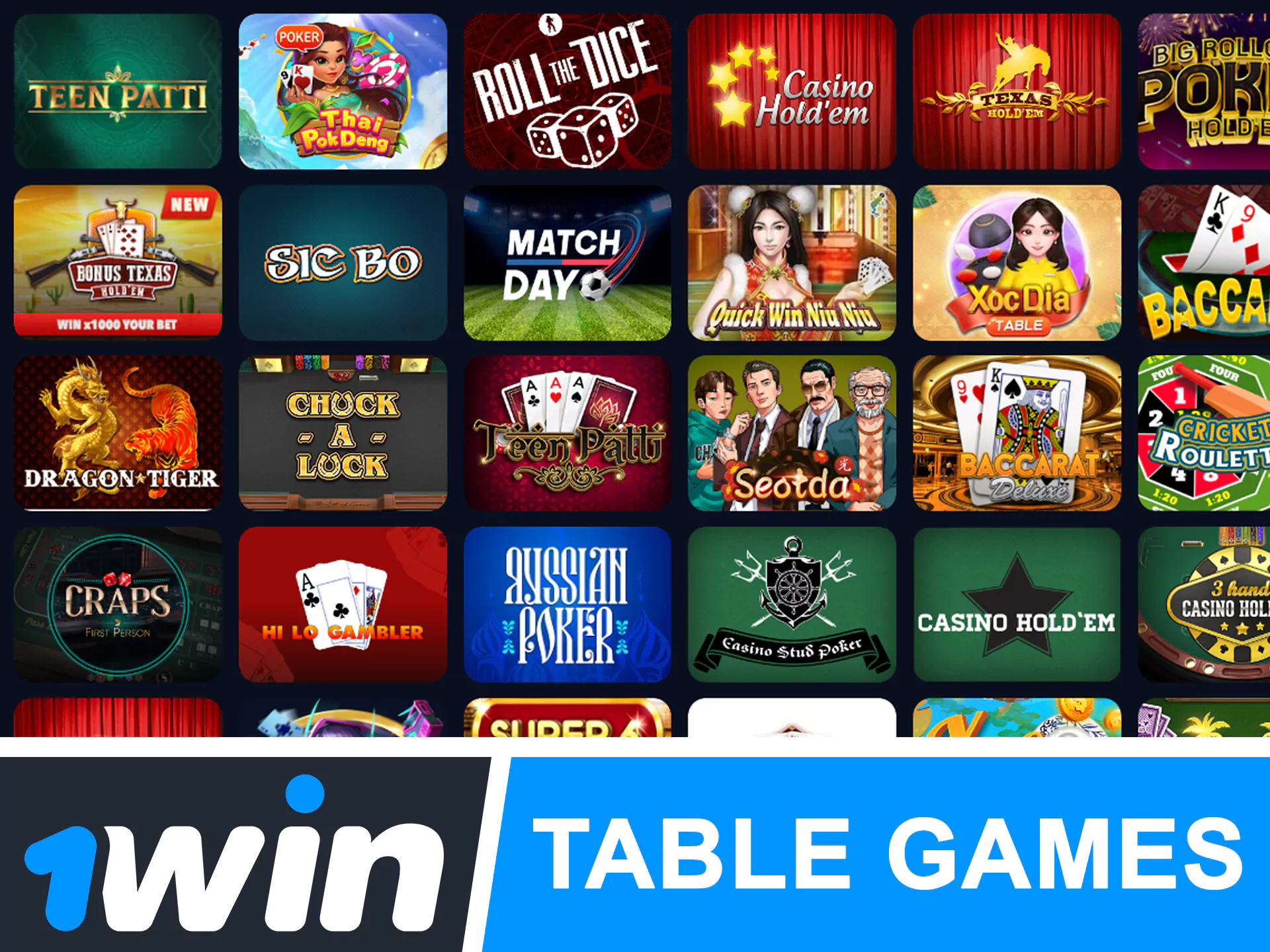 Play virtual table games at wow77 and have joy.