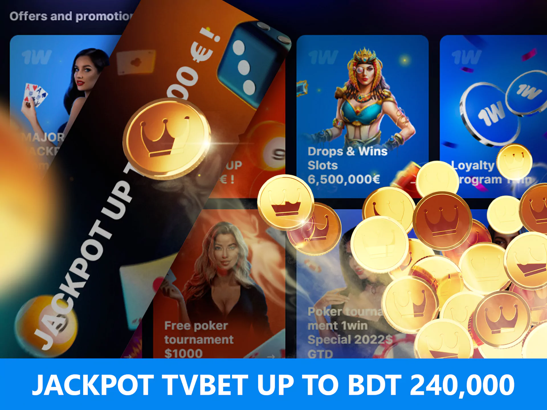 Playing the TVBet games, you have the chance of winning a wow77 jackpot.