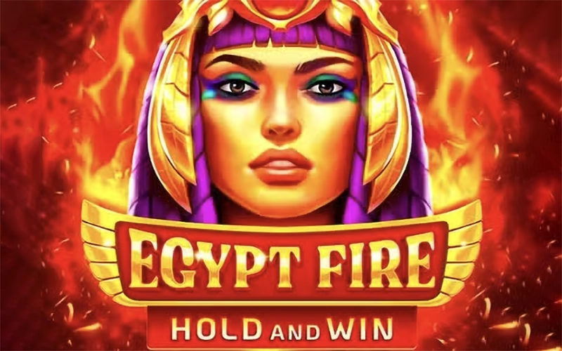 A slot game Egypt Fire with an Egyptian theme on wow77.