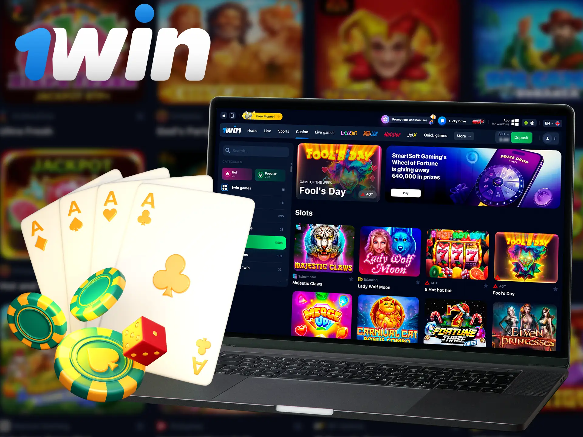 How you can find slot games at wow77.